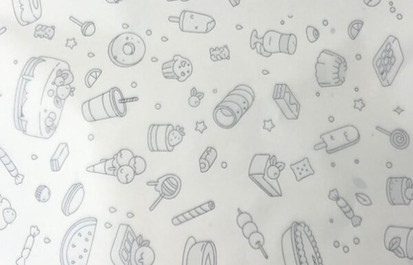 Papel manteca con diseño