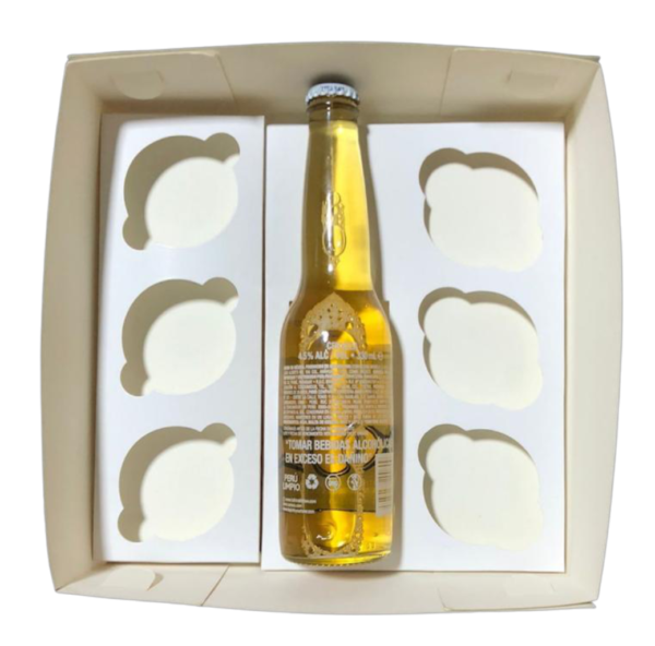 CAJA botella + 6 CK TAPA CON VISOR - Imagen 2