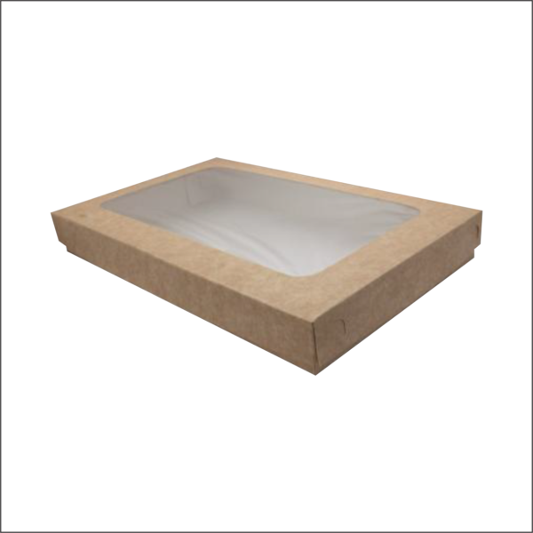 CAJA BOCADITO CUADRADA CON VISOR - Imagen 2