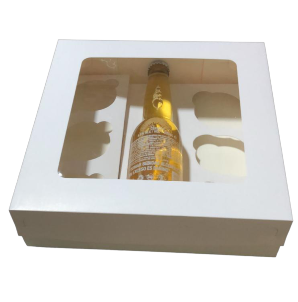 CAJA botella + 6 CK TAPA CON VISOR