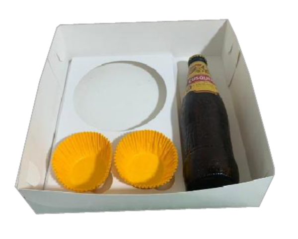 Caja mini TORT + 5 ck TAPA ACETATO - Imagen 2