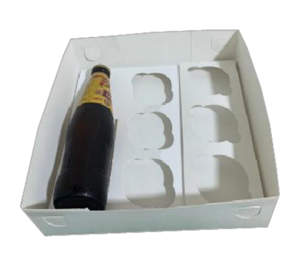 Caja mini TORT + 5 ck TAPA ACETATO