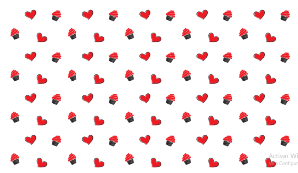 Papel manteca corazones