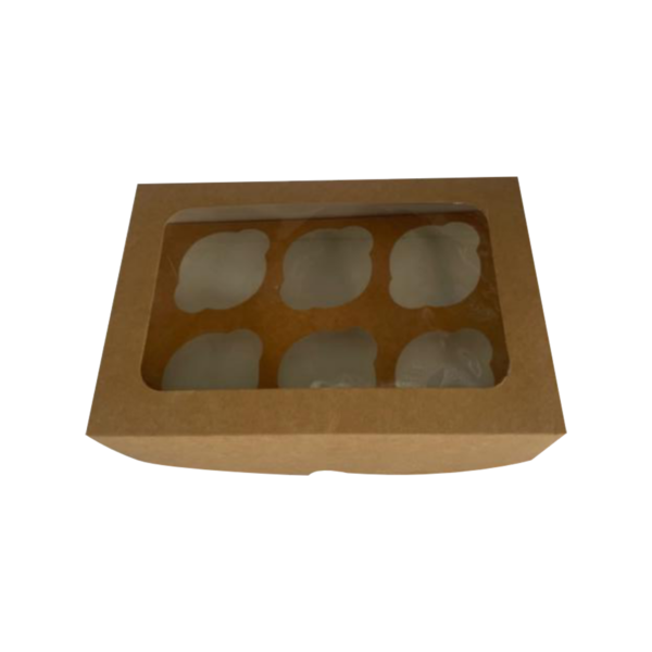 CAJA CUPCAKE X 6